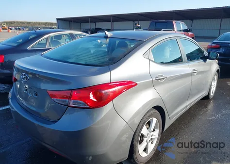 2013 Hyundai Elantra Gls from USA, damaged, VIN 5NPDH4AE3DH344426